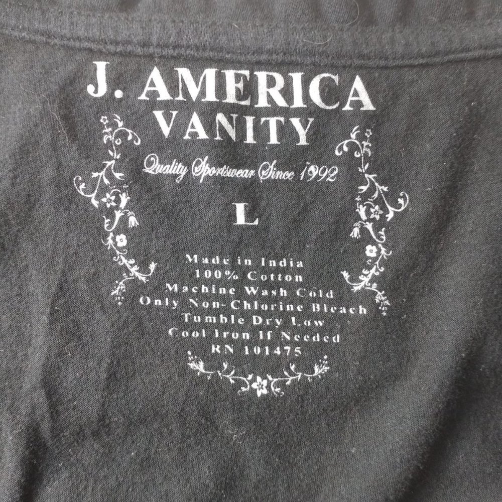 J.America Vanity Stony Point Resort Women's Black Shirt Sz. L - Picture 7 of 7